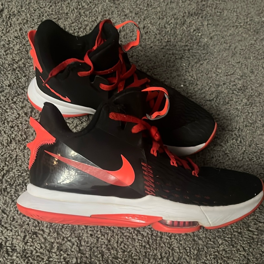 Red and black Nike